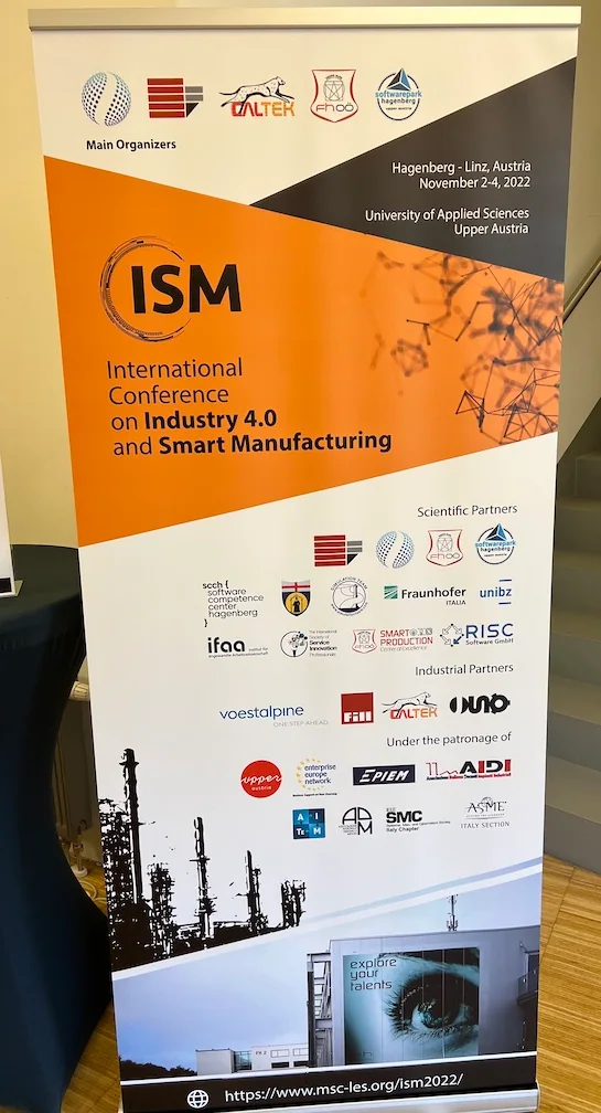Plakat der 4th International Conference on Industry 4.0 and Smart Manufacturing