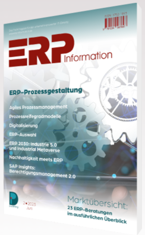 Titelseite der ERP Information 2/2023
